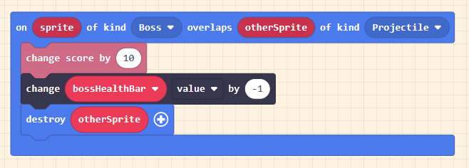 Block programming example